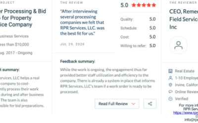 RPR Services, LLC. Highlights Incredible Work from Employees