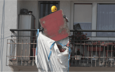 What is hazardous debris removal services in the property preservation business?